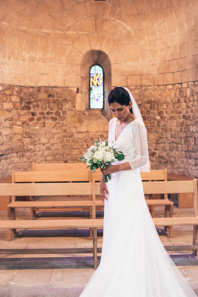 Photo de la messe de mariage franco péruvien plage finistere bretagne CharlesRD