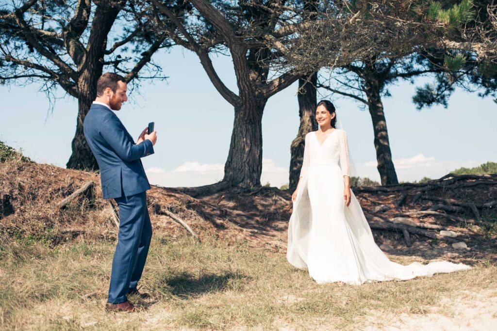 Photo de mariage franco péruvien plage finistere bretagne CharlesRD