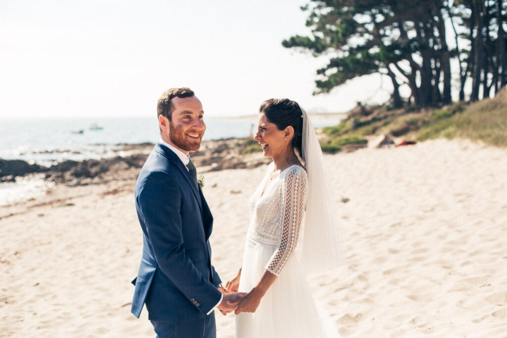 Photo de mariage franco péruvien plage finistere bretagne CharlesRD