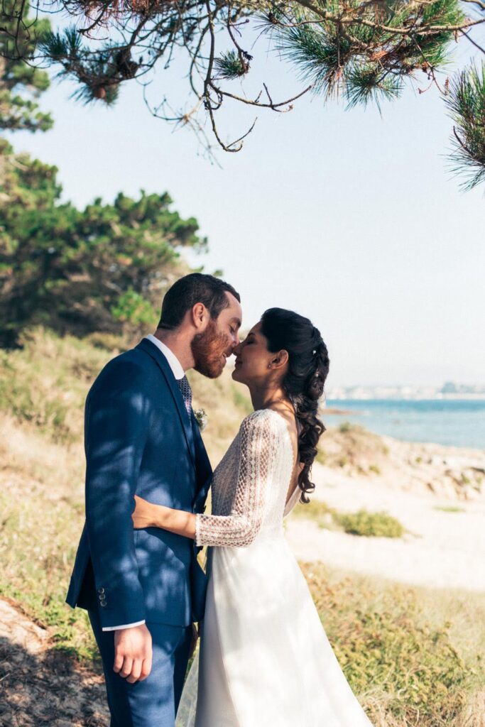 Photo de mariage franco péruvien plage finistere bretagne CharlesRD