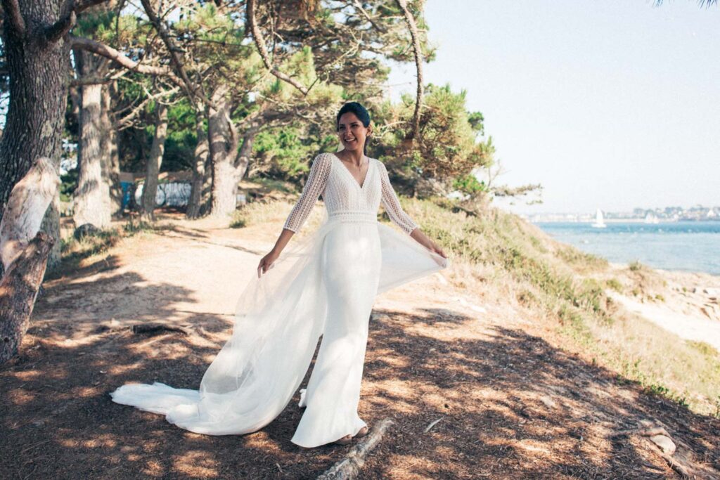 Photo de mariage franco péruvien plage finistere bretagne CharlesRD